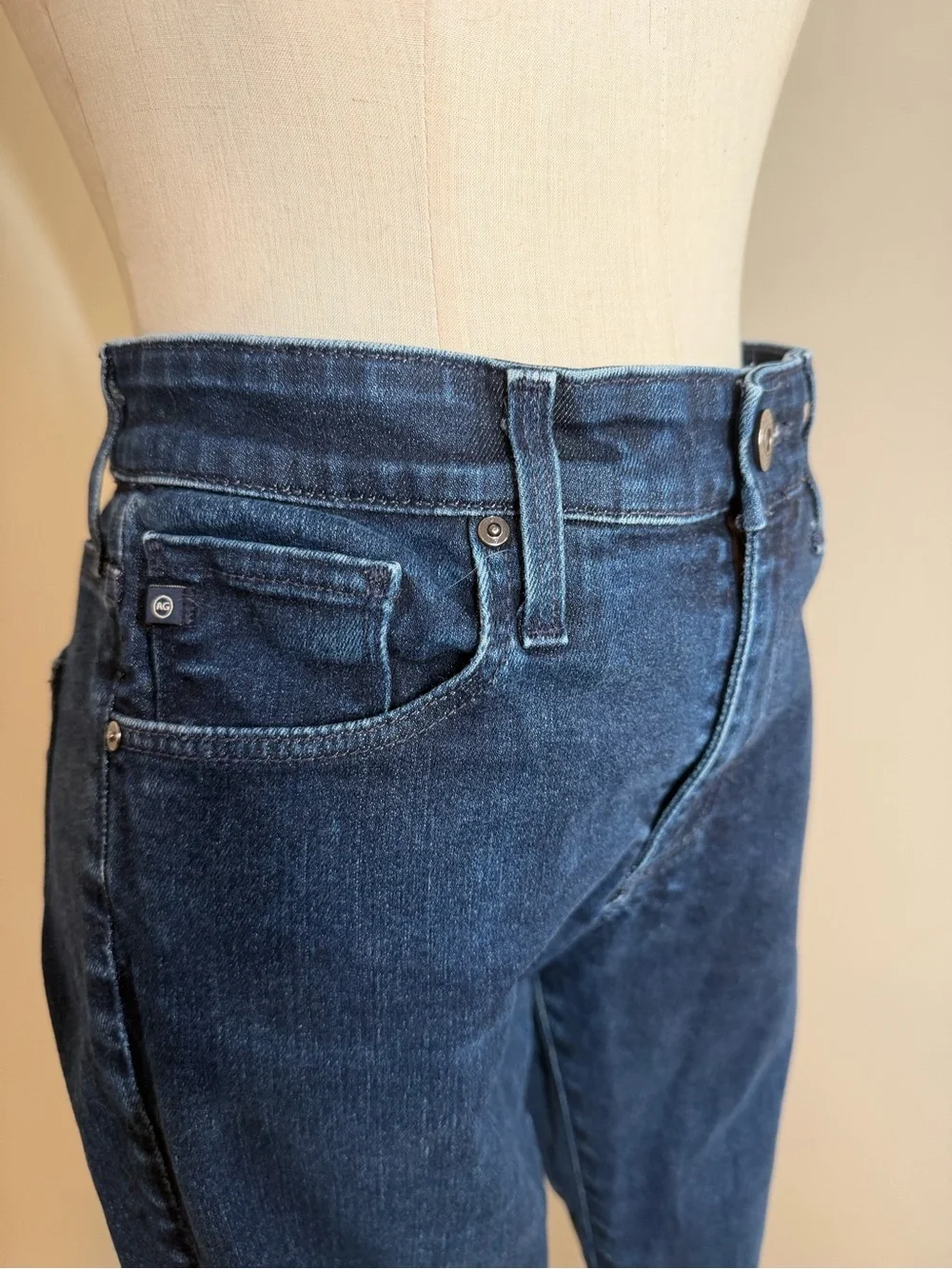 Adriano Goldschmidt AG The Farrah -SZ 29- High Rise Skinny Blue Denim Jeans